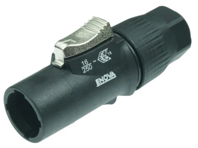 ENOVA Schwarz 16A CBC Männlich Power Connector