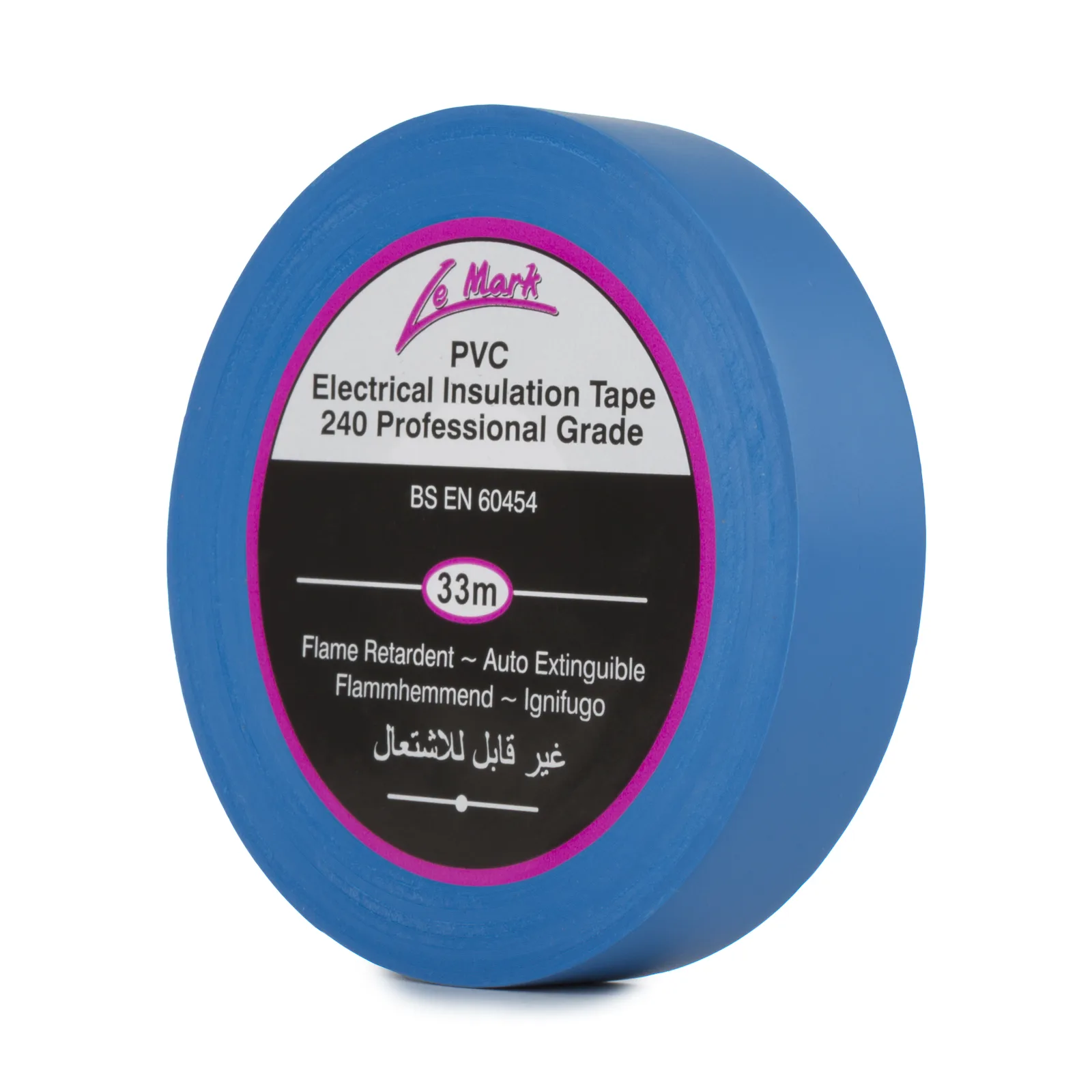 Le Mark PVC Electrical Insulation Tape Blue 19mm x 20m