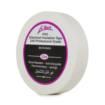 Le Mark PVC Tape 19mm White.webp